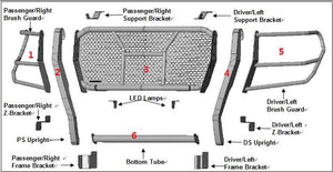 Black Horse Offroad Ru-Gmsi22-B Grille Guard||ru-Gmsi22-B_2.Jpg||87||blkrugmsi22b||2239305