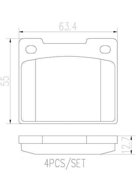 Product of Brembo P86001N Brake Pad - Set Of 4 