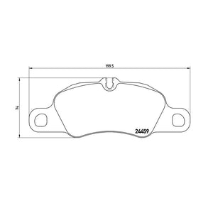 Product of Brembo P65019 Brake Pad - Set Of 4 