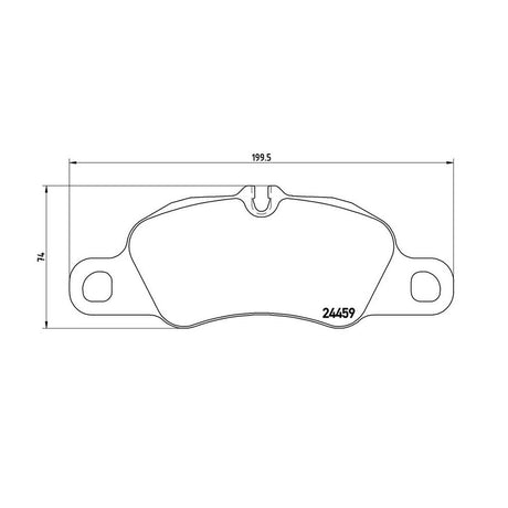 Product of Brembo P65019 Brake Pad - Set Of 4 