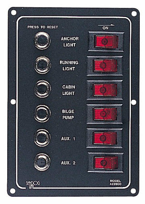 Sea Dog 422800-1 Switch Panel||422800-1.Jpg||85||sdg4228001||1148514