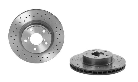 Product of Brembo 0956731XC02 Xtra Vented Cross Drilled 1 Piece Brake Rotor 
