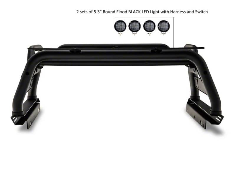 Black Horse Offroad Atrb5bk-Plfb Truck Bed Bar||atrb5bk-Plfb_3.Jpeg||87||blkatrb5bplfb||1648263