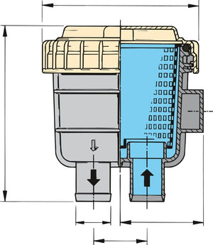 Vetus Ftr330/25 Marine Water Intake Strainer||ftr330-25_1.Jpg||86||vetftr33025||1367776