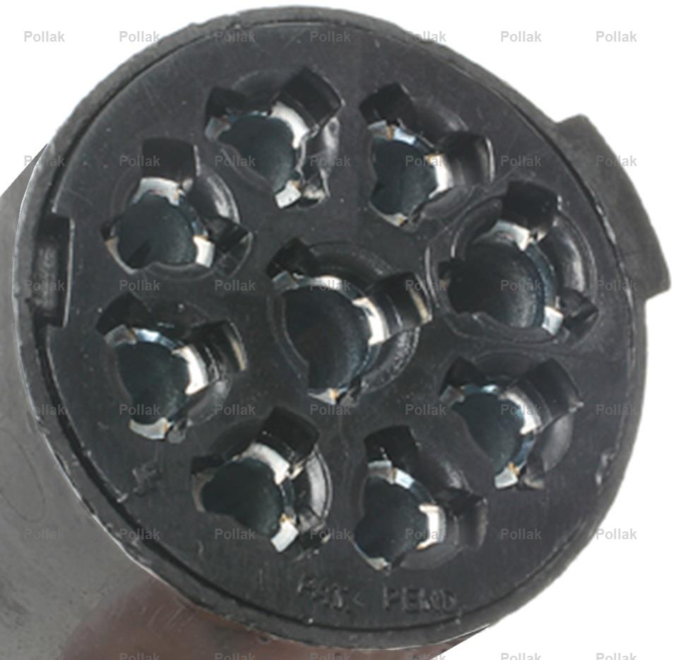 Product of Pollak 12-906 Trailer End 9 Blade Trailer Wiring Connector 