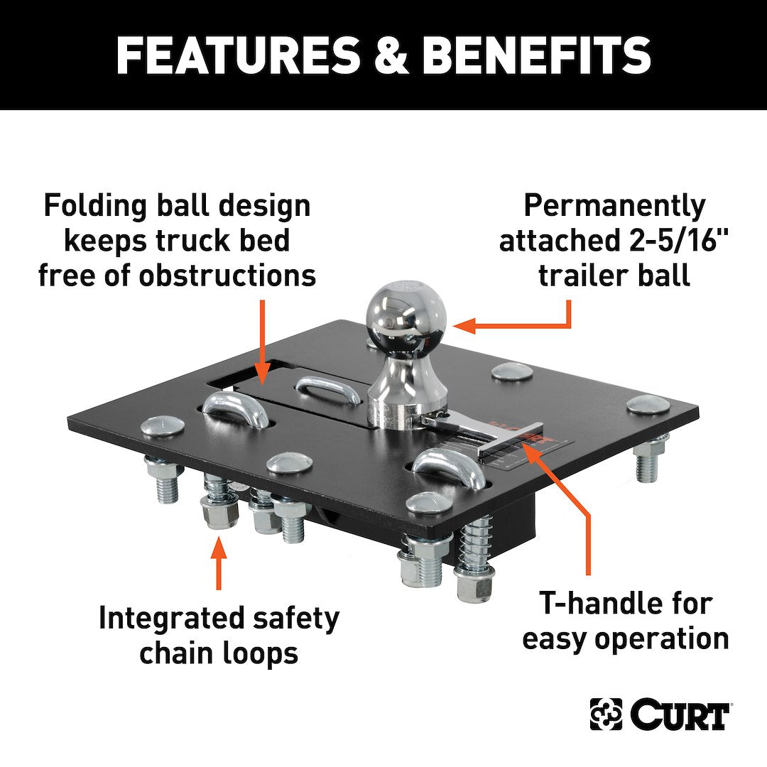 Curt 61052 Gooseneck Trailer Hitch||61052_3008x1990_Fa.Jpg||86||c9361052||1266391