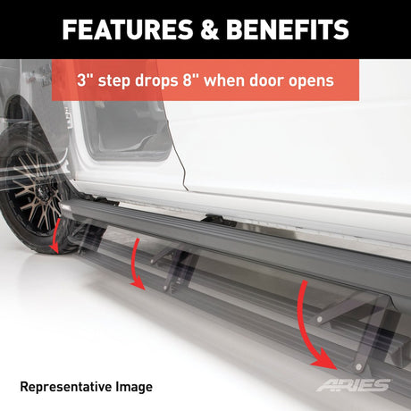 Product of ARIES ActionTrac Running Boards Component (3025183)