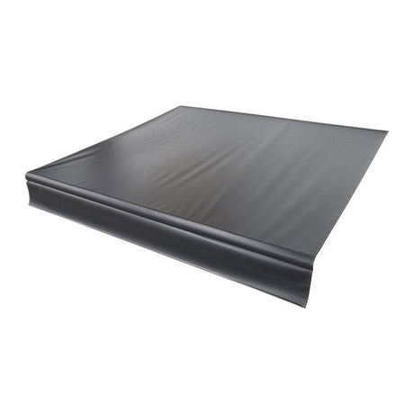 Product of Lippert Components V000524695 Black/ Gray/ Silver RV Patio Vinyl Awning Fabric 
