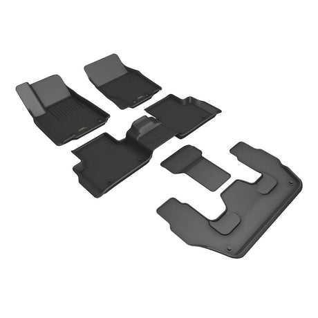 Product of 3D Mats KAGU L1JP02701509 Black Thermoplastic Rubber Of Carbon Fiber Texture Floor Liner 