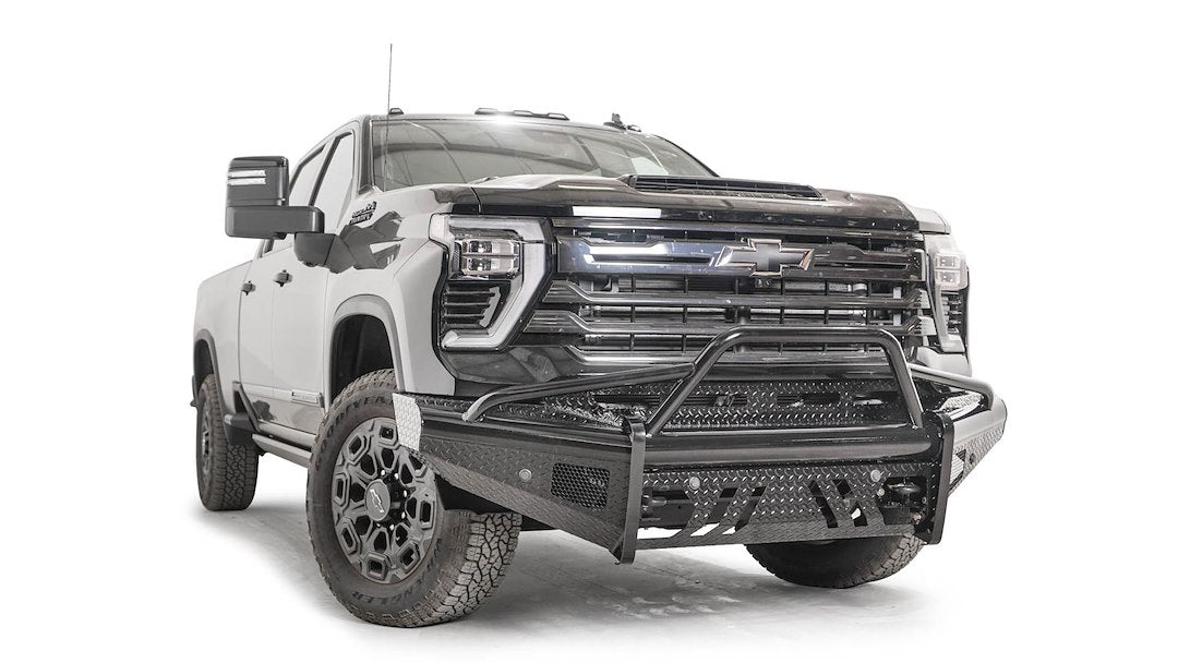 Product of Fab Fours CH24-S6162-1 Black Steel Steel Gloss Powder Coated Bumper 