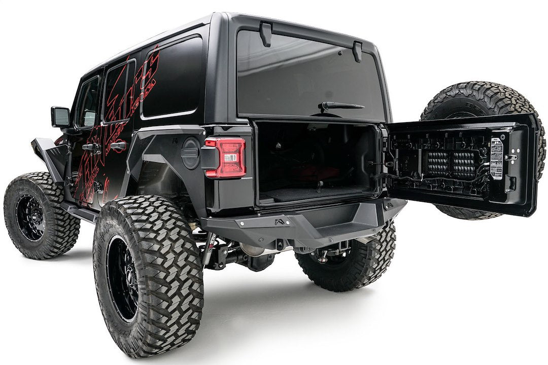 Product of Fab Fours JL18-Y1851-1 Premium Steel Powder Coated Bumper 