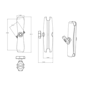 Ram Mounts Ram-201u-D Mobile Electronics Device Mount Arm||ram-201u-D_2.Jpg||87||r1hram201ud||1560261