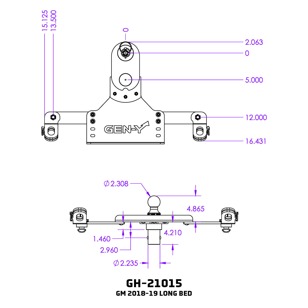Gen-Y Hitch Gh-21015 Gooseneck Trailer Hitch Ball||gh-21015_4.Jpg||89||gyhgh21015||1737433