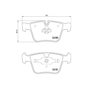 Product of Brembo P50116 Brake Pad - Set Of 4 