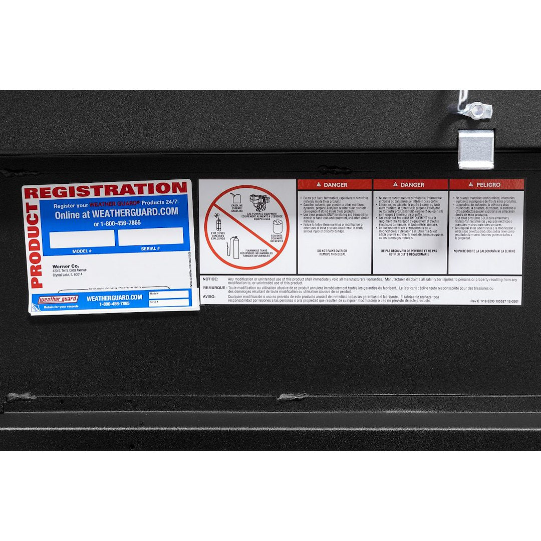 Product of Weather Guard (Werner) 123-52-04 Extra Deep Toolbox 