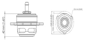 Turbo Smart Ts-0203-1261 Turbocharger Blow Off Valve||ts-0203-1261_Diagram.Jpg||86||trbts02031261||1366801
