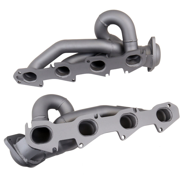 Product of BBK Performance Parts 4014 Short Tube Chrome Plated Steel Exhaust Header 