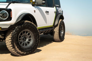 Dv8 Offroad Srbr-07 Rocker Panel Guard||2021-2024-Ford-Bronco-4-Door-Rock-Sliders-Installed-5.Jpg||93||dv8srbr07||1629206