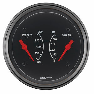 Autometer 1430 Gauge Voltmeter/ Water Temperature||1430_On.Jpg||86||a481430||2235945