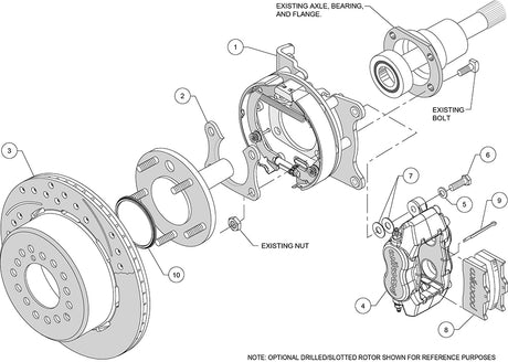 Product of Wilwood Brakes 140-7140-D Brake Conversion Kit