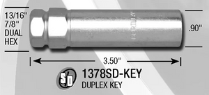 Gorilla 1378sd-Keyb Lug Nut Socket||1378sd-Keyb-1.Png||87||g201378sdkeyb||1653262
