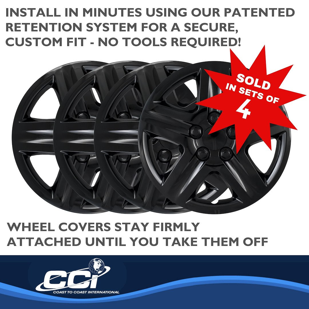 Product of Coast To Coast IWC43116BLK Black Set Of 4 