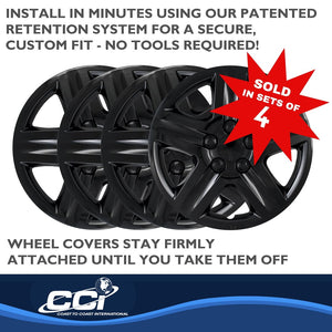 Product of Coast To Coast IWC43116BLK Black Set Of 4 