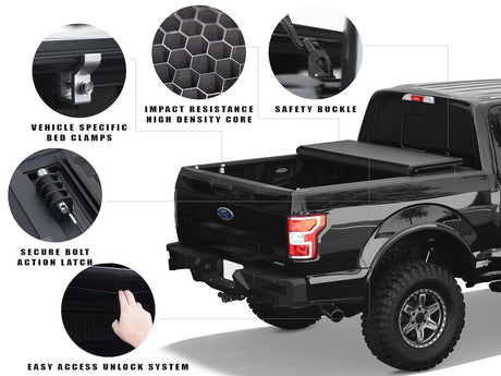 Product of Armordillo CoveRex TFX Series Hard Folding 8717806 Tonneau Cover 