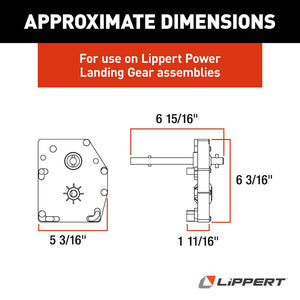 Lippert Components 276602 Trailer Landing Gear Gear Box||276602_4.Jpg||89||m6v276602||848397