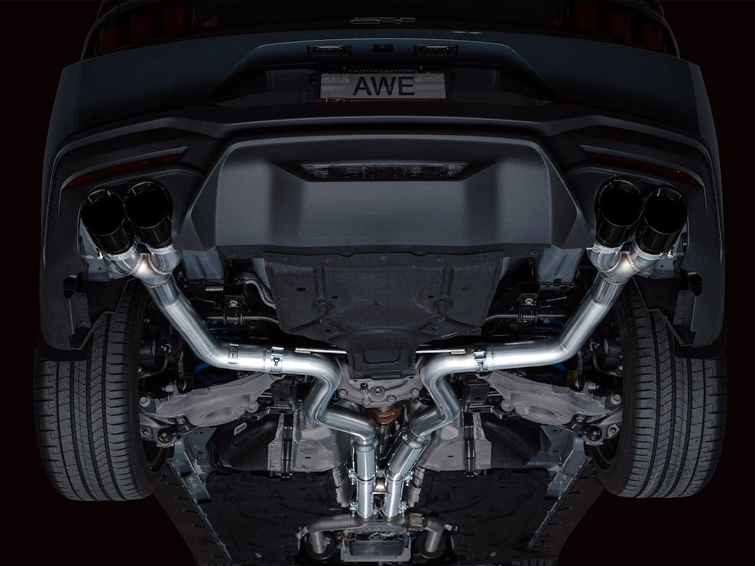 Product of AWE Tuning 3020-43650 Track Edition Cat-Back System Dual Exhaust System Kit 
