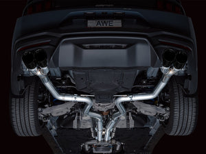 Product of AWE Tuning 3020-43650 Track Edition Cat-Back System Dual Exhaust System Kit 