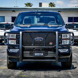 Product of Westin Automotive 57-24065 Grille Guard 1-Piece Black Powder Coated 
