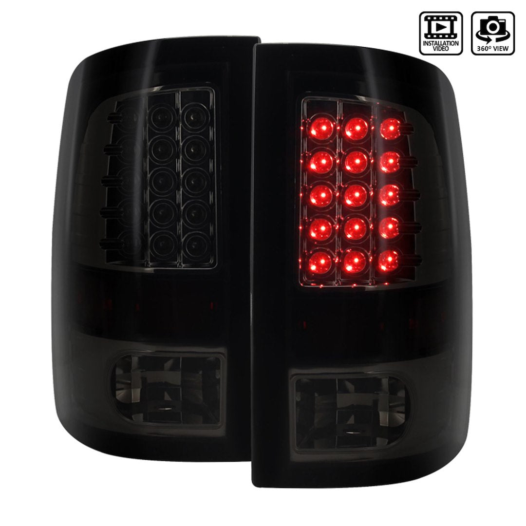 Product of Spec-D Tuning LT-RAM09BBLED-TM Tail Light Assembly 