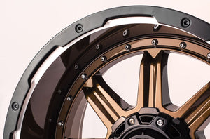 Product of Grid Wheels 18x9 Bronze With Black Lip Wheel - 6x5.31 Bolt Pattern 