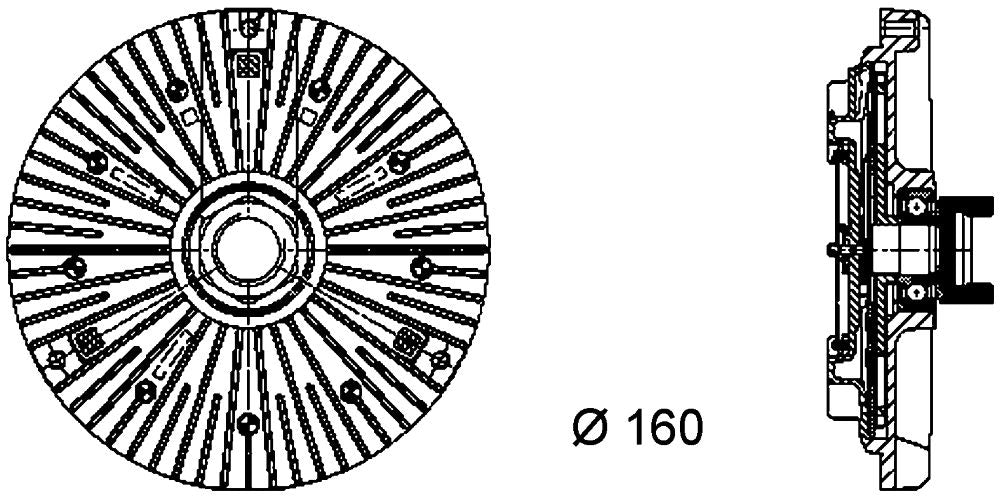 Mahle/ Clevite Cfc 58 000p Cooling Fan Clutch||cfc 58 000p_4.Jpg||89||m25cfc58000p||1693955