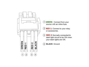 Cali Raised Led Cr2395 Multi Purpose Switch||||92||crlcr2395||2011950