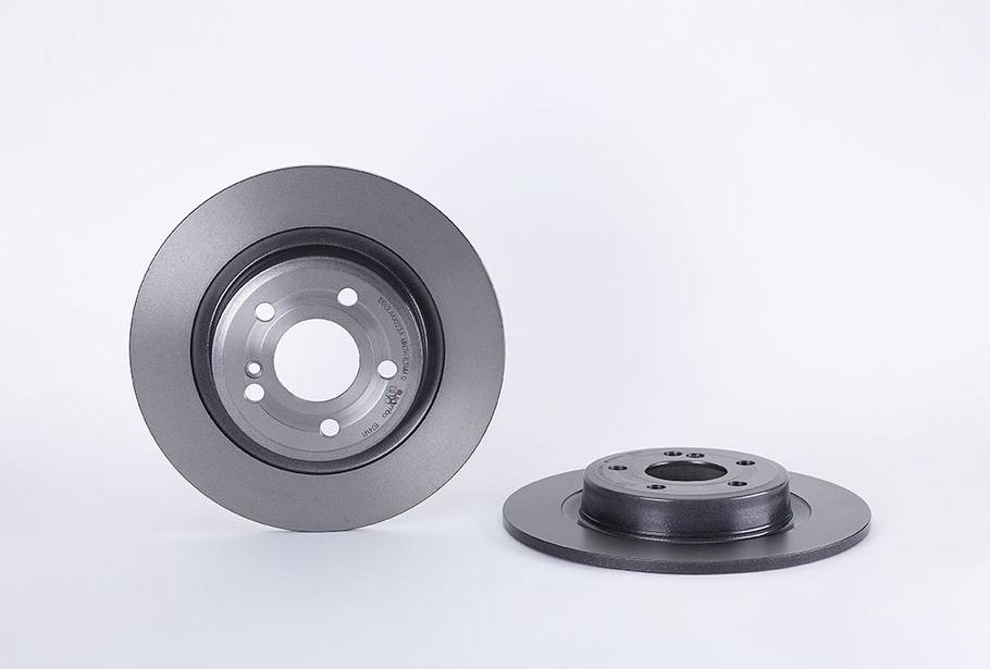 Product of Brembo 08B74141C02 Solid 1 Piece Brake Rotor 