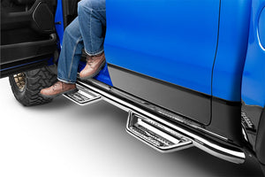 Product of N-Fab HPD1980CC-SS Podium Nerf Bar With Drop Down Steps 