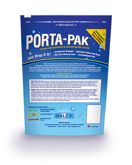 Product of Walex PPRV2 Fresh Waste Holding Tank Treatment for 50 Gallon Tanks 