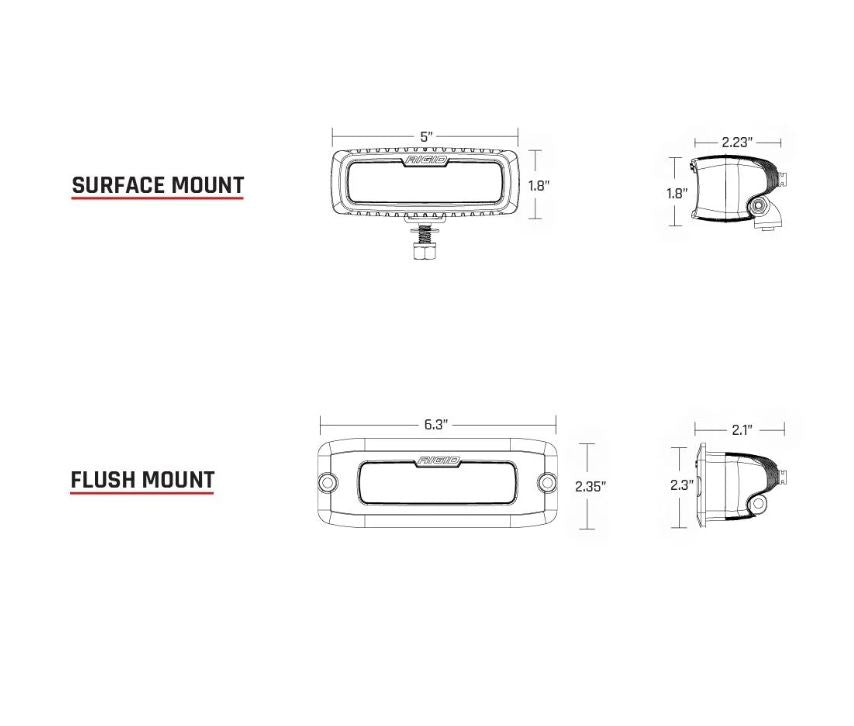 Product of Rigid Lighting 980023 Backup Light - Led