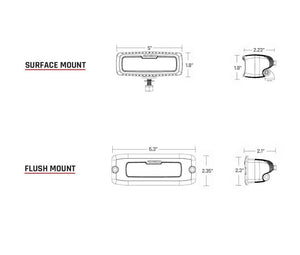 Product of Rigid Lighting 980023 Backup Light - Led