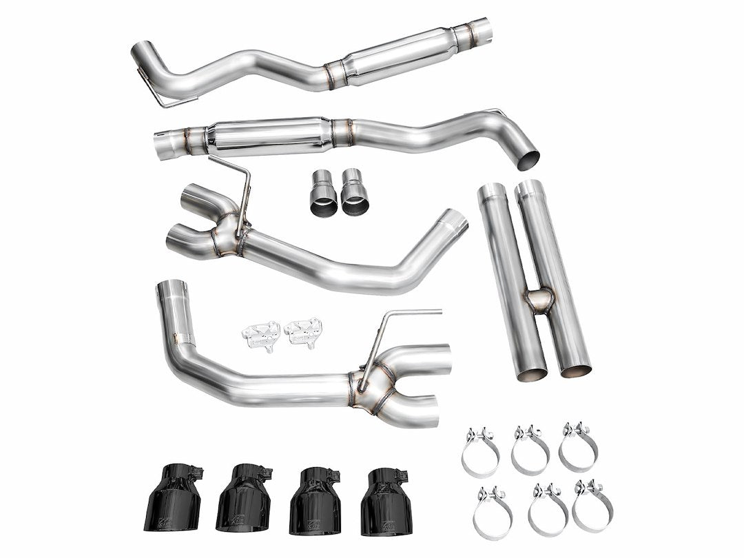 Product of AWE Tuning 3020-43650 Track Edition Cat-Back System Dual Exhaust System Kit 
