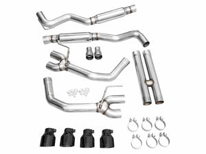 Product of AWE Tuning 3020-43650 Track Edition Cat-Back System Dual Exhaust System Kit 