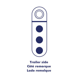 Product of Sierra Marine TC44054 Trailer End 4 Flat Trailer Wiring Connector 