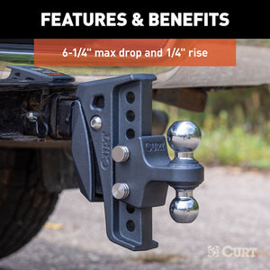 Curt 45951 Trailer Hitch Ball Mount||45951_3008x1990_Fh.Jpg||94||c9345951||1679368