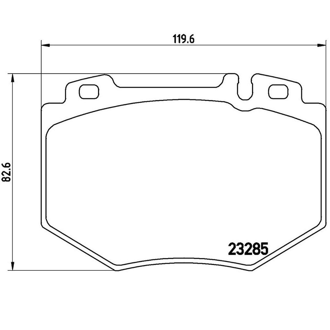 Product of Brembo P50048 Brake Pad - Set Of 4 