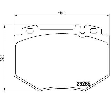 Product of Brembo P50048 Brake Pad - Set Of 4 