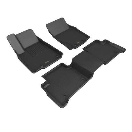 Product of 3D Mats KAGU L1JP03201509 Black Thermoplastic Rubber Of Carbon Fiber Texture Floor Liner 