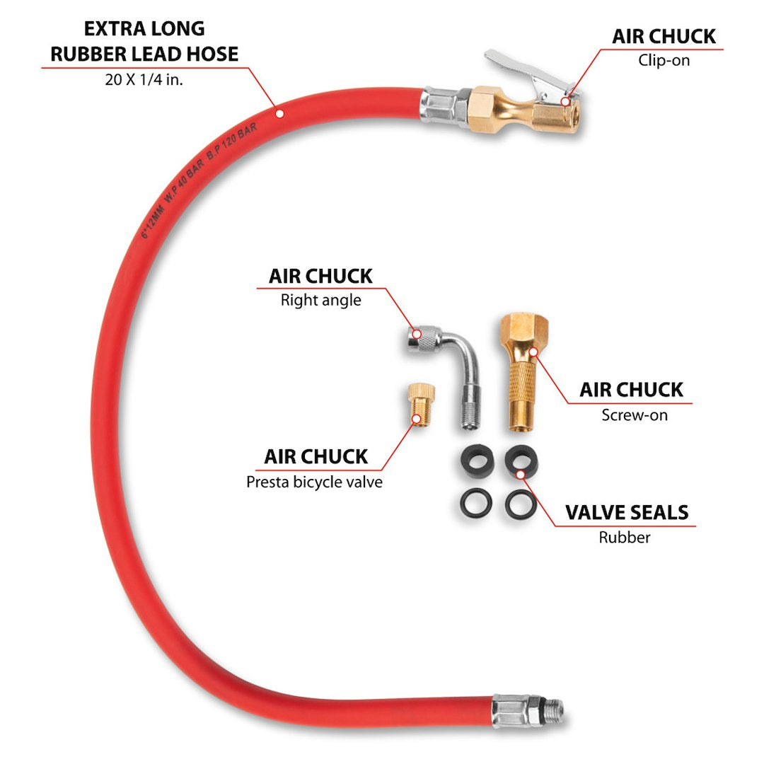 Performance Tool M526 Spare Tire Inflation Kit||||95||ptlm526||1912289