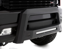 Product of Lund International 86521210 Bull Bar Black Matte Textured Powder Coated 3-1/2 Inch No with skid plate 
